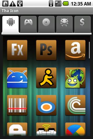 Tha Icon: Brown Android Personalization