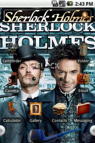 Theme:Sherlock Holmes Android Themes