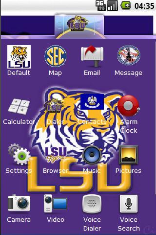 LSU Tigers Theme Android Themes