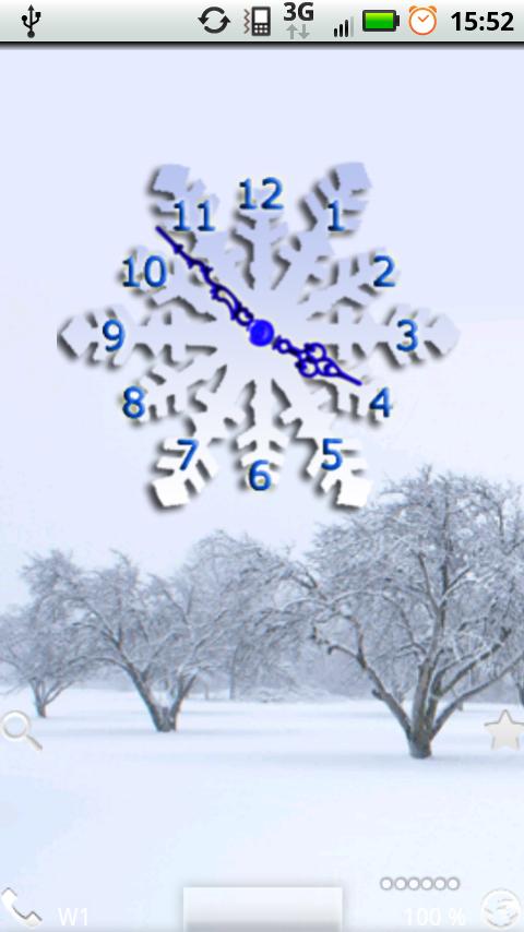 Snowflake Clocks