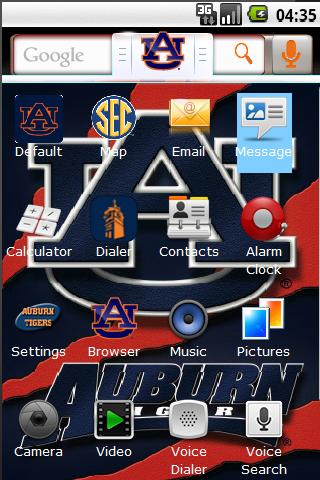 Auburn Tigers Theme Android Themes