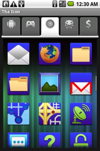 Tha Icon: Blueish Android Personalization