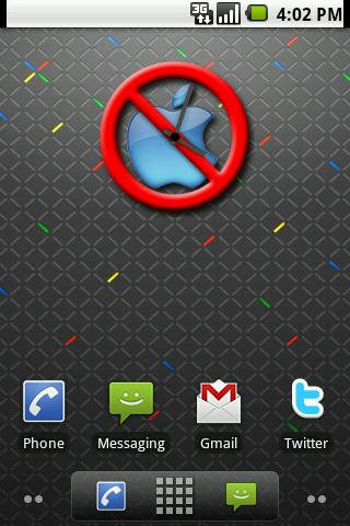 Anti-Apple Clock Widget Android Themes