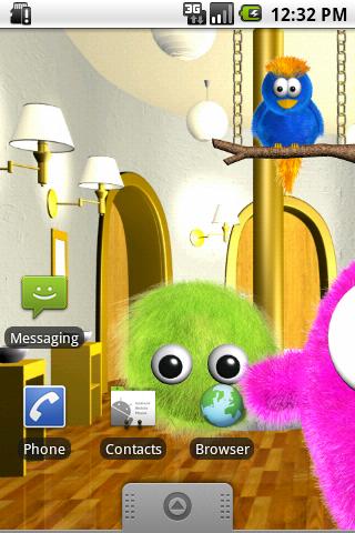 Cute Monster Live WallPaper Android Themes