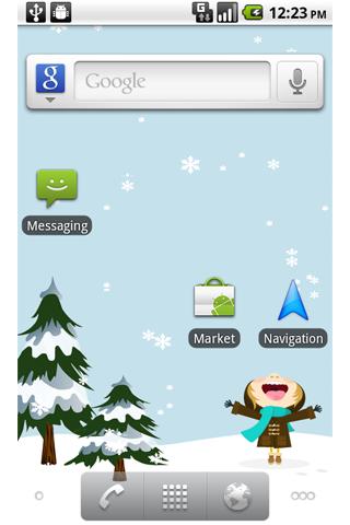 Snowing Live Wallpaper Android Themes