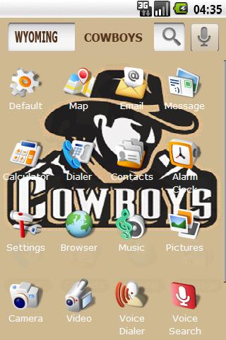 University of Wyoming Android Themes