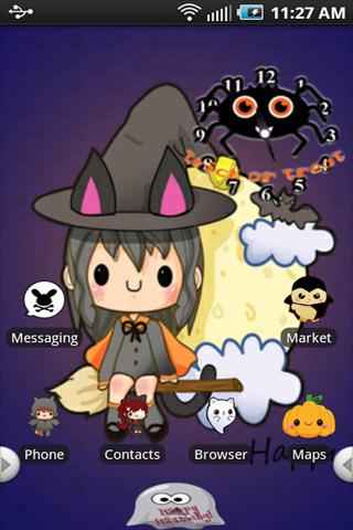 Cute Halloween Theme Android Themes
