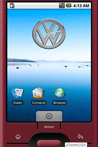 VW Logo Widget Clock