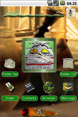 Stoned Mountain 420 Theme Android Themes