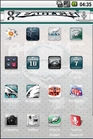 Philadelphia Eagles Android Themes