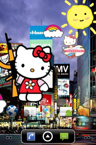 Hello Kitty LWP Donation Android Themes