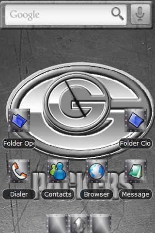 Green Bay Packers METAL Android Themes