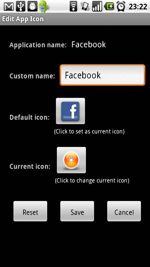 LiveHome 3D Glossy Orang Icons Android Themes