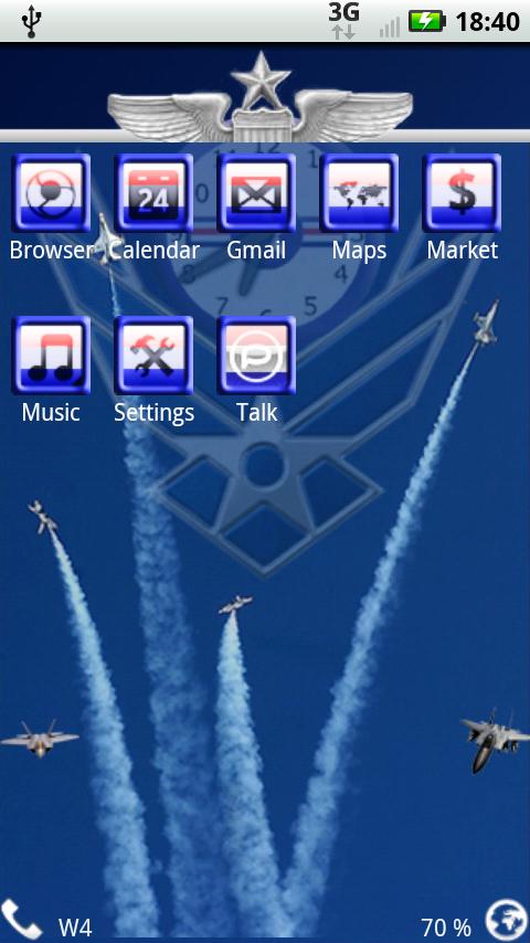 AF Pilot Theme Android Themes