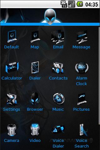 Theme: ALIENWARE Android Themes