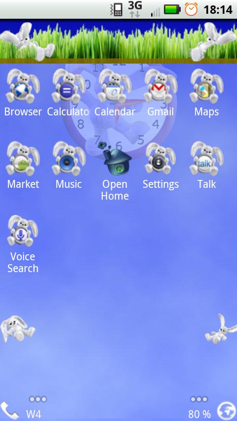 Bunnies Theme Android Themes