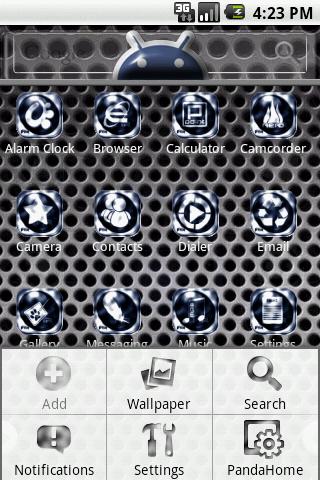 HD Theme:Droid World Android Themes