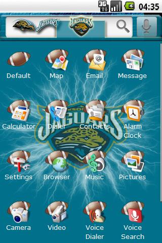Theme: Jacksonville Jaguars Android Personalization