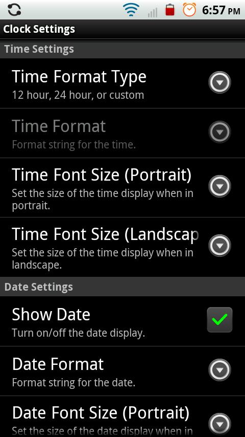 DroidPirate Xmas Digital Clock Android Themes