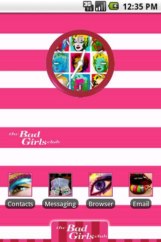 Bad Girls Theme Android Themes