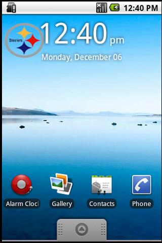 Steelers Digital Clock Widget Android Themes