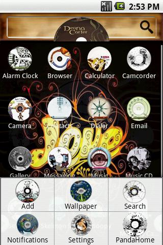 HD Theme:Music CD Android Themes