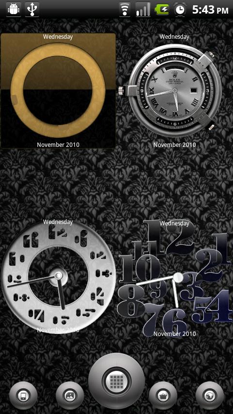 Sense Style clocks widget pack Android Themes