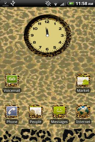 Leopard Print Theme Android Themes