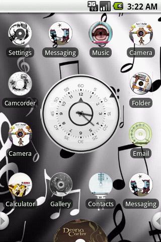 Theme:Music CD Android Themes