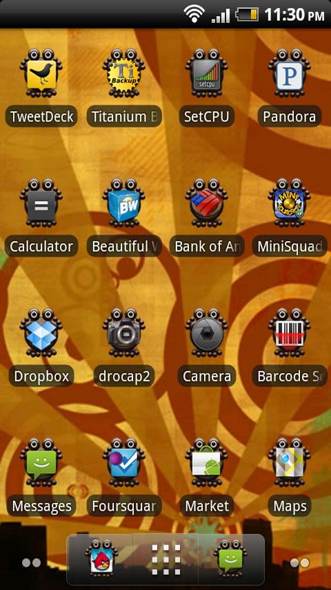 Lil Monster ADW Theme Android Themes