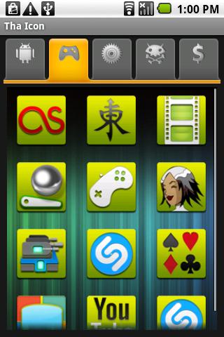 Tha Icon: Lime Android Themes