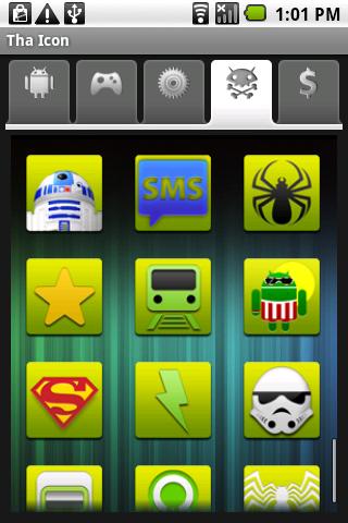 Tha Icon: Lime Android Themes