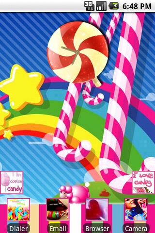 Candy Girl theme Android Themes