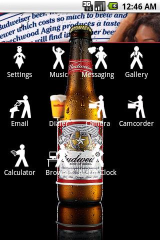 Budweisèr theme Android Themes