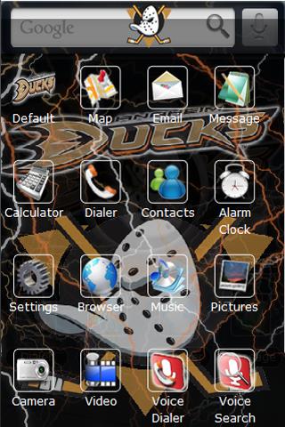 Mighty Ducks of Anaheim Android Themes