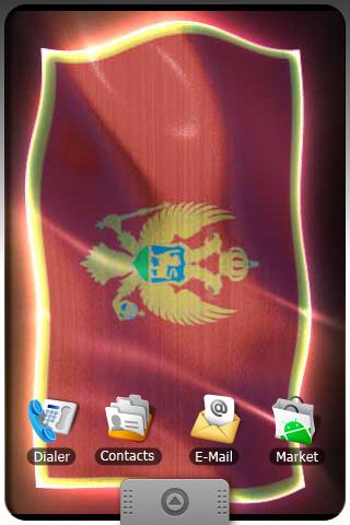 MONTENEGRO LIVE FLAG Android Themes
