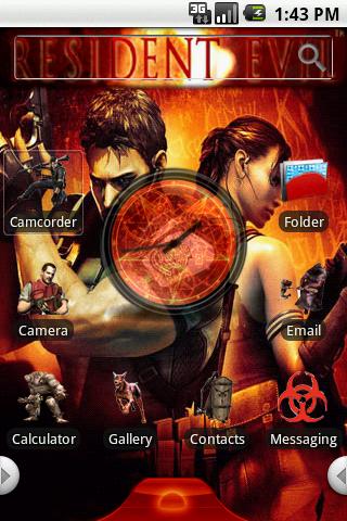 HD Theme:Resident Evil Android Themes