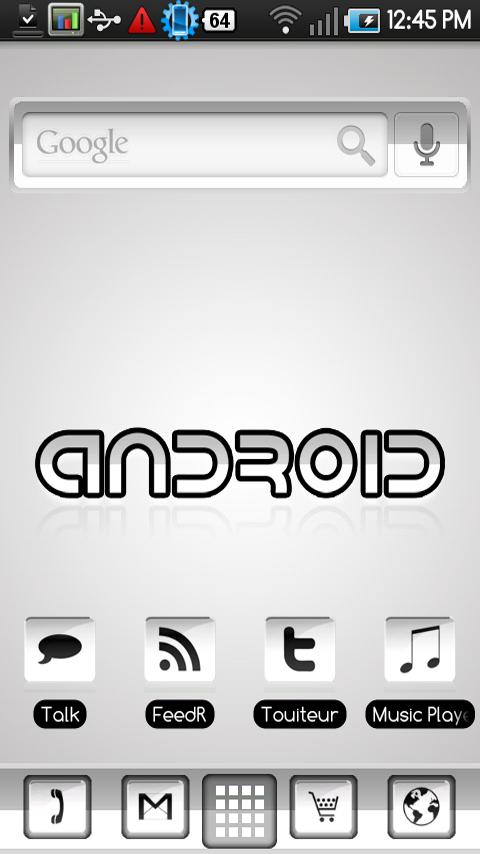 ADWTheme Invert Gloss Android Themes