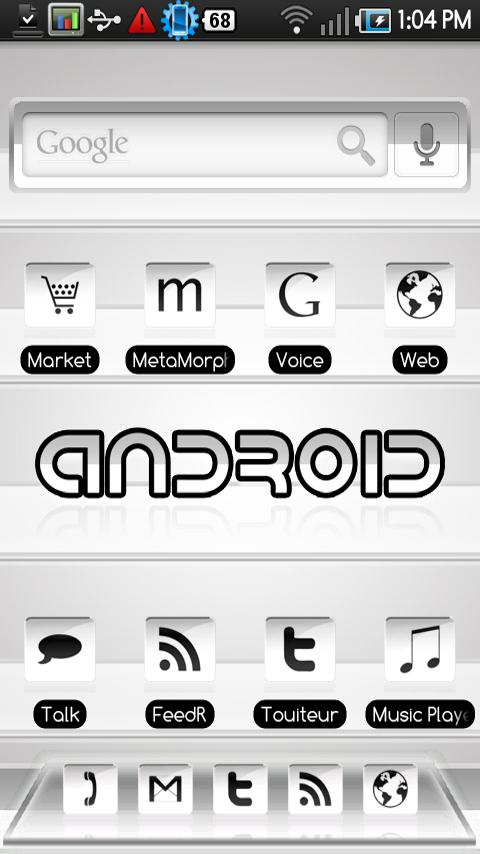 ADWTheme Invert Gloss Android Themes