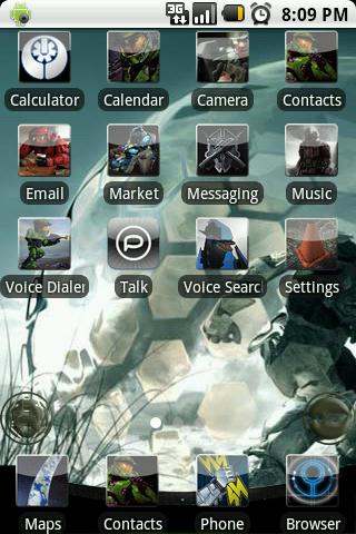 Halo Theme Version 2 Android Themes