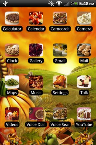 Thanksgiving Feast Theme Android Themes