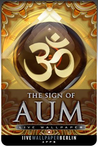 SIGN OF AUM live wallpaper . Android Themes