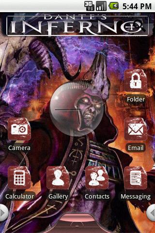 HD Theme:Dantes Inferno Android Themes