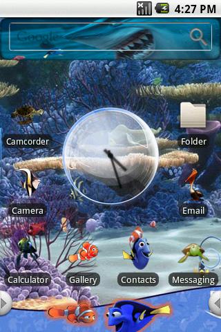 HD Theme:Finding Nemo Android Themes