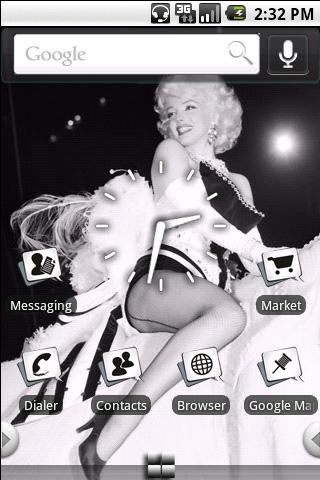 Marilyn Monroe Home Theme Android Themes