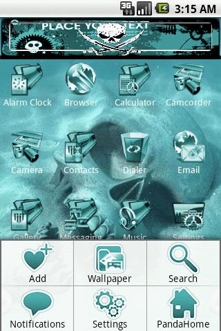 Theme:Skeleton Sea Android Themes