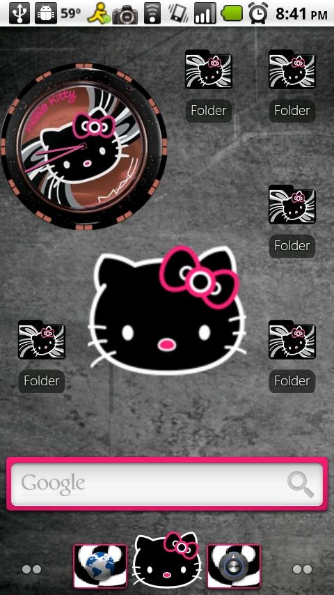 Hello Kitty ADW theme M.A.C