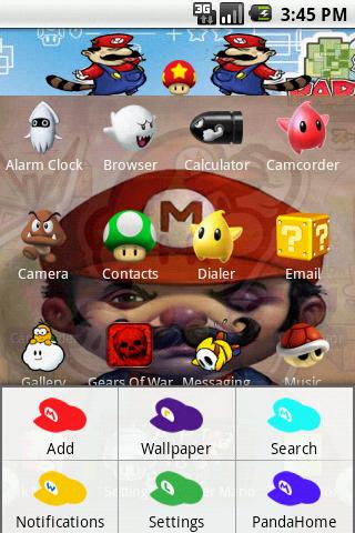 HD Theme:Super Mario Android Themes