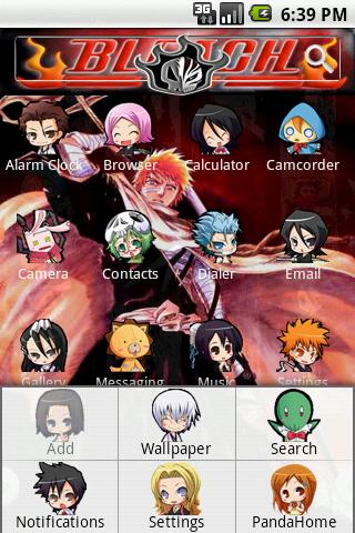 HD Theme:Bleach Android Themes