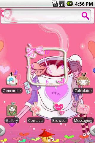 HD Theme:Love Is Android Themes